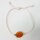 Armband Sternzeichen "Waage", Bernstein poliert, helles Band, ES, inkl. "Sack & Pack"