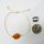 Armband Sternzeichen "Waage", Bernstein poliert, helles Band, ES, inkl. "Sack & Pack"