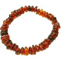 Armband "Scheibchen", ca. 14 cm, Bernstein