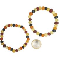 Armband "barock, matt", Bernstein