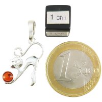 Anhänger "Katze", Bernstein, ES