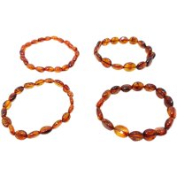 Armband "Böhnchen", Bernstein