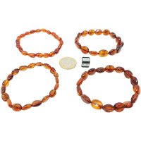 Armband "Böhnchen", Bernstein