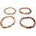 Armband "Böhnchen", Bernstein