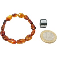 Armband "Böhnchen", Bernstein