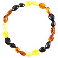 Armband "Böhnchen", Bernstein