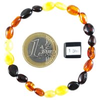 Armband "Böhnchen", Bernstein