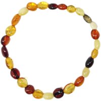 Armband "Böhnchen", Bernstein