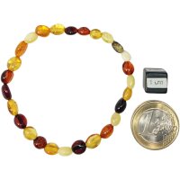 Armband "Böhnchen", Bernstein
