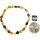 Armband "Böhnchen", Bernstein