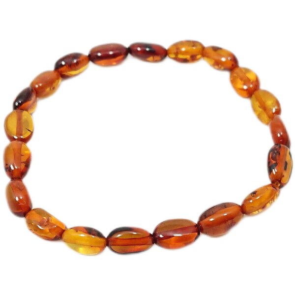 Armband "Böhnchen", Bernstein