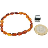 Armband "Böhnchen", Bernstein