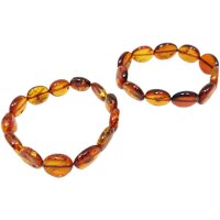 Armband "Böhnchen", Bernstein