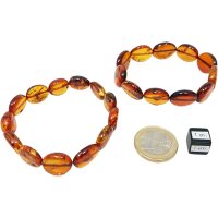 Armband "Böhnchen", Bernstein
