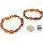 Armband "Böhnchen", Bernstein