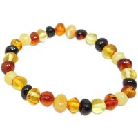 Armband "barock", Bernstein