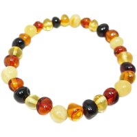 Armband "barock", Bernstein