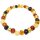 Armband "barock", Bernstein