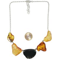 Collier, Bernstein, ES  ca. 45+5 cm