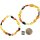Armband "Böhnchen", Bernstein