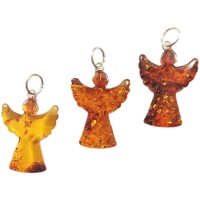 Schutzengel, Bernstein, ES inkl. "Sack & Pack"