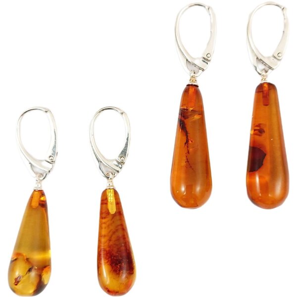 Gehänge "Tropfen", Bernstein, ES