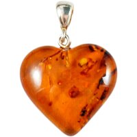 Anhänger "Herz", Bernstein, ES
