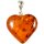 Anhänger "Herz", Bernstein, ES