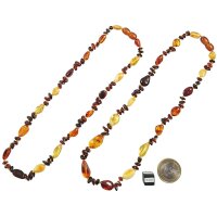 Kette, Bernstein, ca. 42 cm