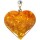 Anhänger "Herz", Bernstein, ES