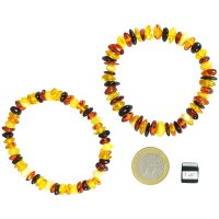 Armband,"Scheibchen/barock, bunt", Bernstein