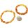 Armband,"Scheibchen/barock, einfärbig", Bernstein