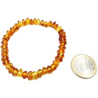 Armband,"Scheibchen/barock, einfärbig", Bernstein