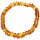 Armband,"Scheibchen/barock, einfärbig", Bernstein