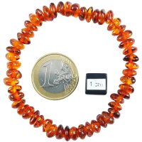 Armband,"Scheibchen/barock, einfärbig", Bernstein