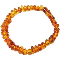 Armband,"Scheibchen/barock, einfärbig", Bernstein