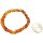 Armband,"Scheibchen/barock, einfärbig", Bernstein