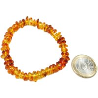 Armband,"Scheibchen/barock, einfärbig", Bernstein