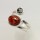 Ring "offen/54", Bernstein "cognac/grün", ES