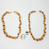 Babybernsteinkette "Splitter", ca. 32-34 cm...