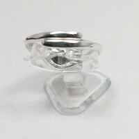 Ring "offen/56", Bernstein "cognac/grün", ES