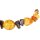 Collier, Bernstein auf Leder