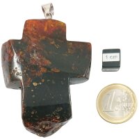 Anhänger "Kreuz", Bernstein, ES
