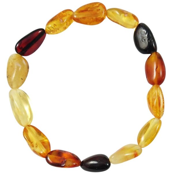 Armband "Böhnchen", Bernstein