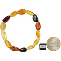 Armband "Böhnchen", Bernstein