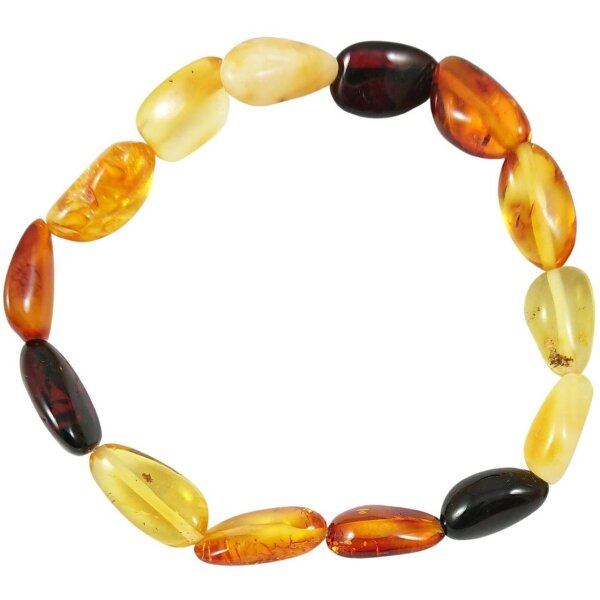 Armband "Böhnchen", Bernstein