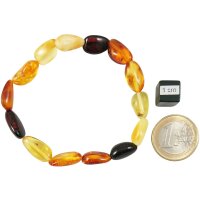 Armband "Böhnchen", Bernstein