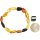 Armband "Böhnchen", Bernstein