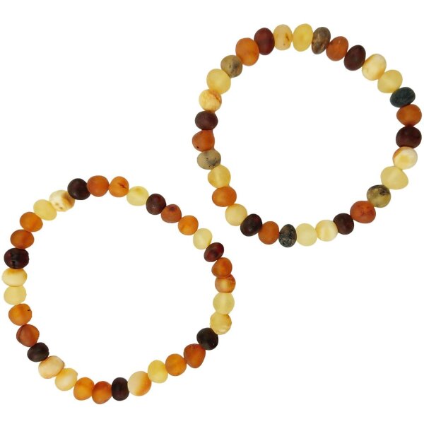 Armband "barock, matt", Bernstein