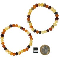 Armband "barock, matt", Bernstein